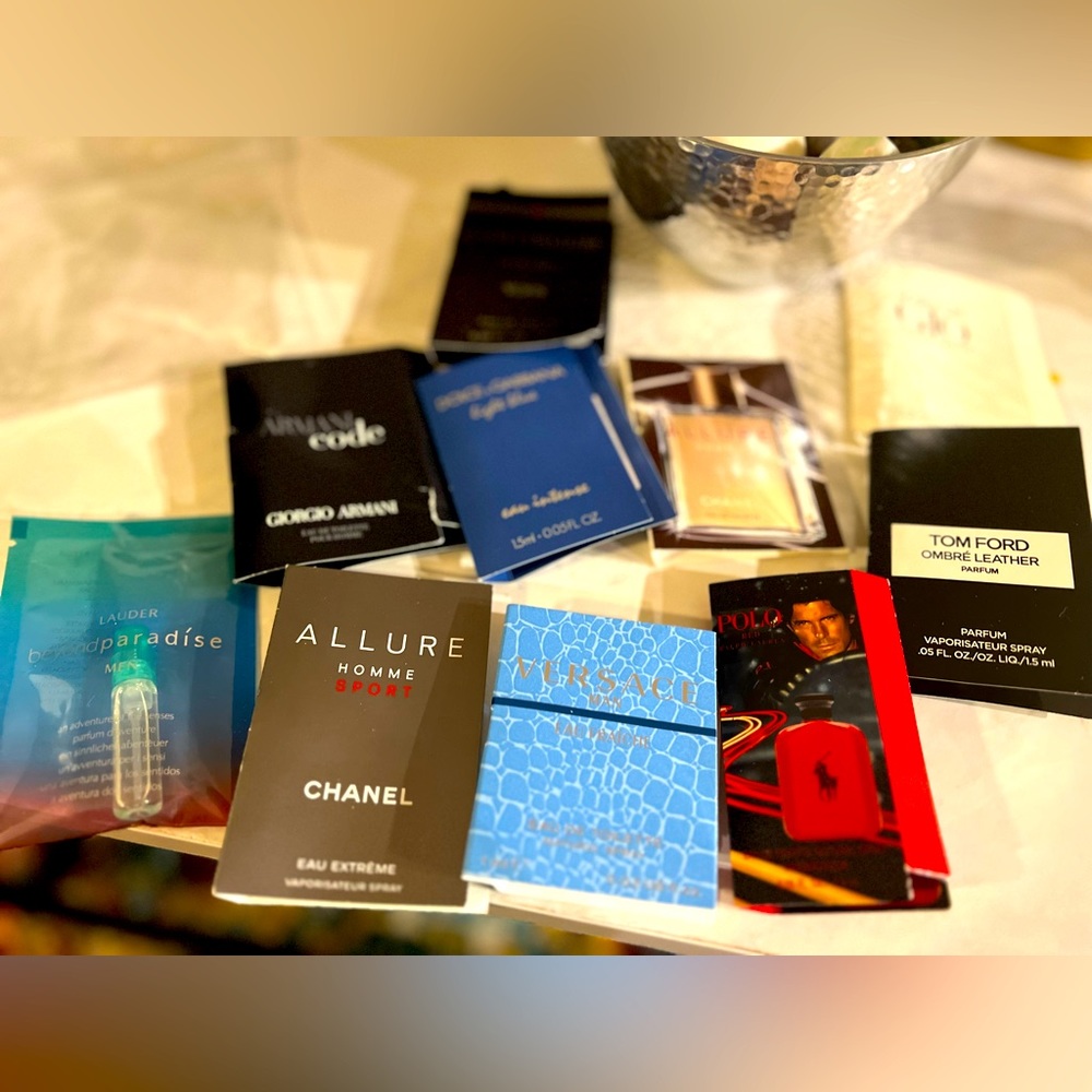 Free gift w/purchase from my shop sample men’s colognes